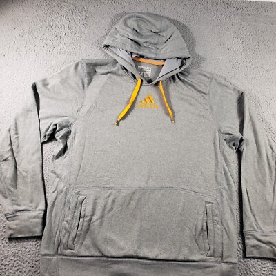 Adidas Hoodie Women's Plus 2X Gray Ultimate Pullover Fleece Climawarm  Sweatshirt