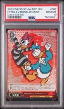 DONALD DAISY DUCK 2023 Weiss Schwarz Japanese Disney 100 PSA 10 GEM tc