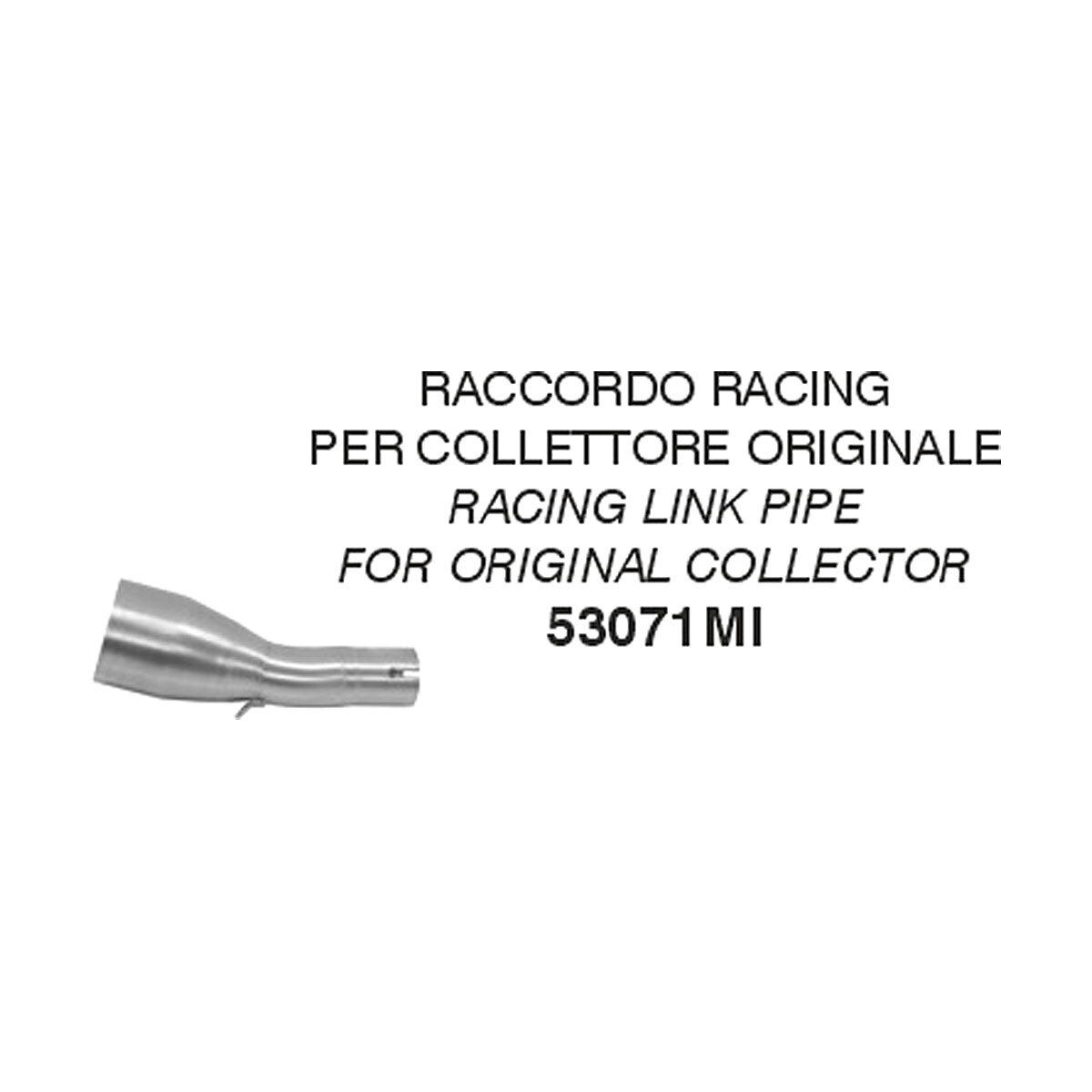 Raccordo ARROW racing per scarico urban per Yamaha 400 X MAX 2017-2020