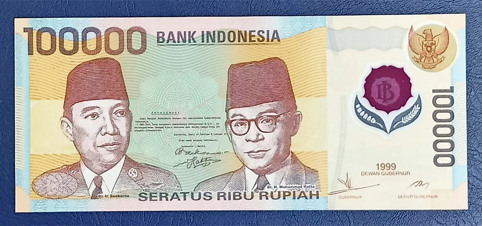 Indonesia 100000 Rupiah Polymer 1999 UNC - Image 2 of 3