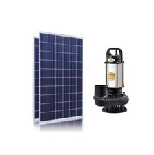 SOLAR 800W 3IN Submersible Sewage Water House Sump Pump W/ Float and Controller