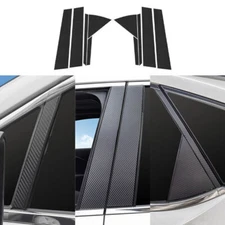 For Lexus RX350 350h 23-24 Carbon Fiber Door B,C Pillar Post Trim Sticker Decal