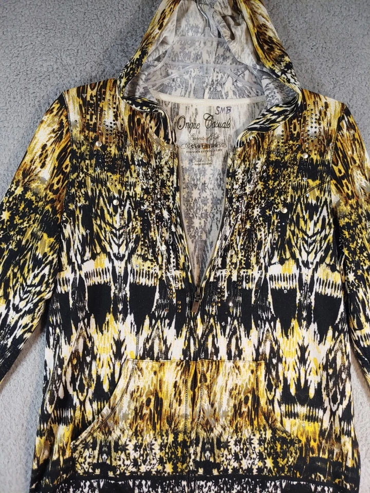 Chaqueta con capucha ligera Onque Casuals pequeña para mujer  Foto 2 de 4