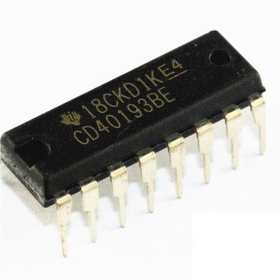2PCS CD40193 CD40193BE TI IC UP/DOWN COUNTR BINARY 16-DIP NEW