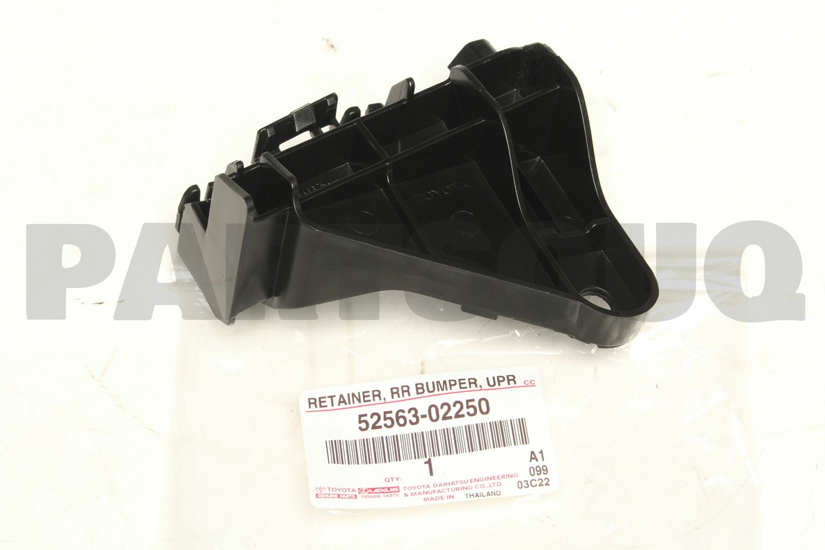 5256302250 Genuine Toyota RETAINER, REAR BUMPER, UPPER LH 52563