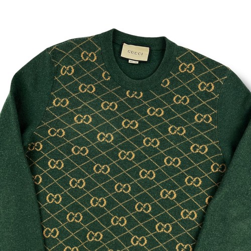 Gucci Green GG Sweater