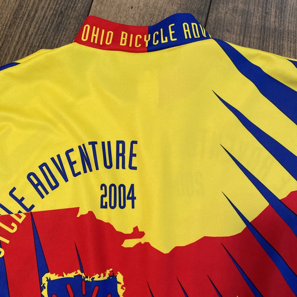 Maillot De Cyclisme VOmax Homme 4XL Grand Taille - Rouge/jaune/bleu à Poches Dos