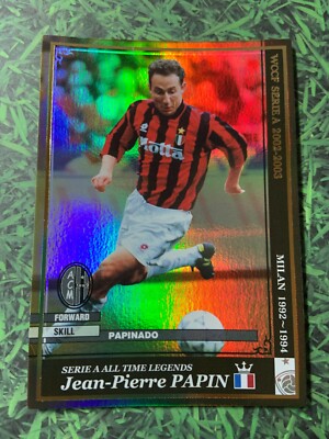 Panini WCCF 2002-03 Jean-Pierre Papin AC Milan Refractor Soccer 