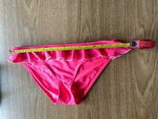 Aerie women's hot pink bikini bottom,with white trim and size M