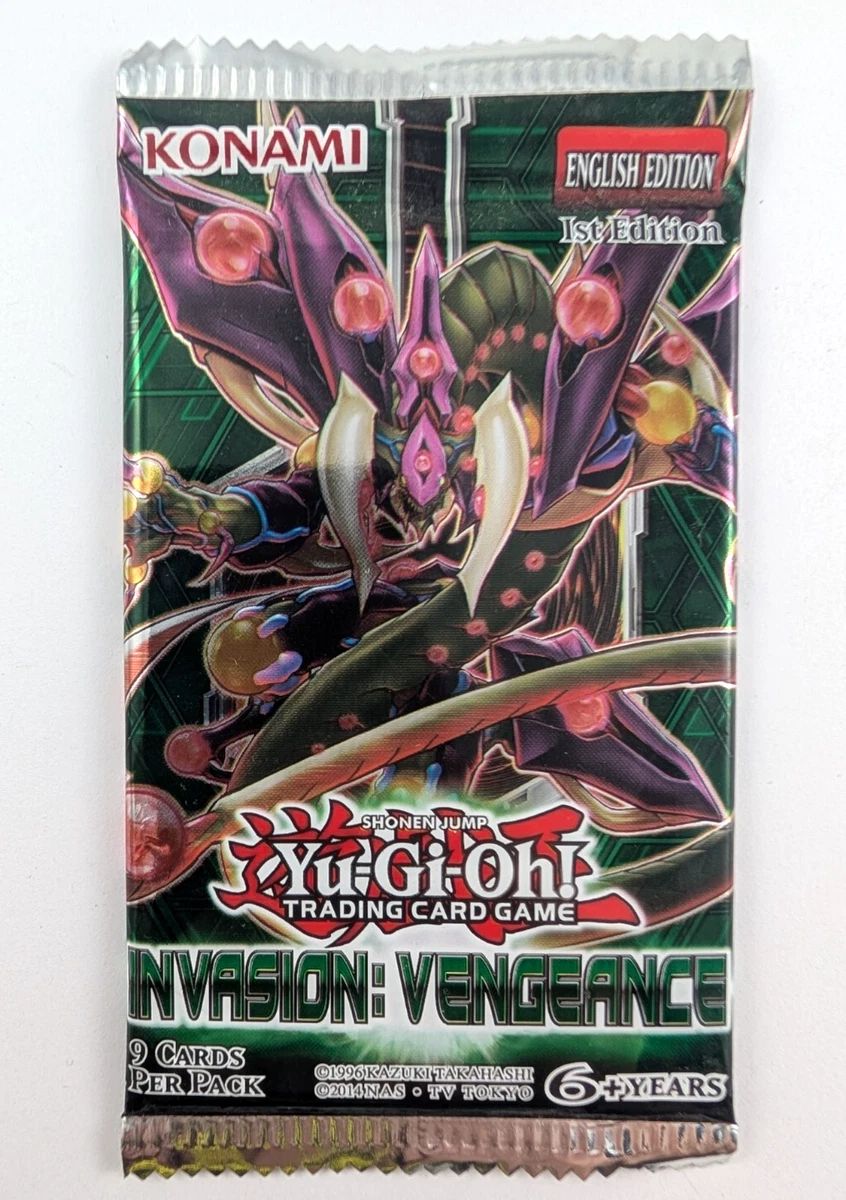 invasion vengeance yugioh card list Yu-Gi-Oh! TCG Invasion: Sealed Collectible Game Packs for sale Konami Yu-Gi-Oh Invasion Vengeance 1st