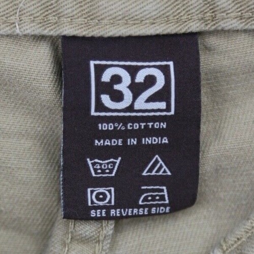 Pantalones Cortos de Carga Ecko Unltd Largos 11 Bolsillos Bolsillo con Solapa Beige Talla 32 para Hombre - Imagen 5 de 10