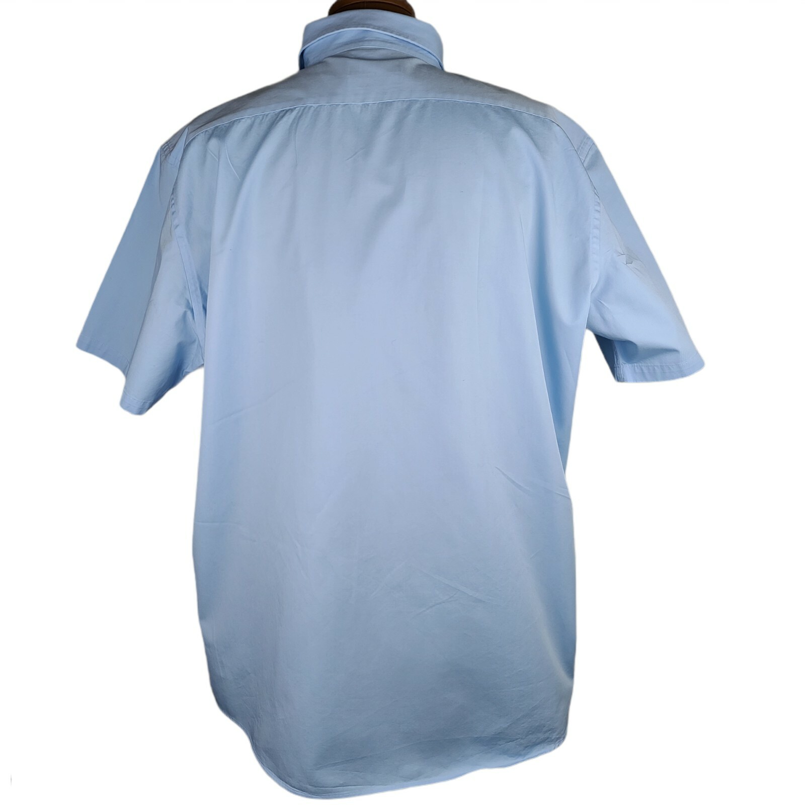 Camicia manica corta blu chiaro Yves Saint Laurent