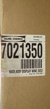 Sub Zero Wine Cooler Wine Rack Part# 7021350