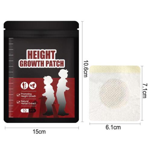 10PC Promote The Growth of Skeletal Muscles Herbal Height Foot Patch X9O8 - Foto 7 di 7