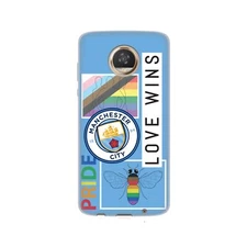 OFFICIAL MANCHESTER CITY MAN CITY FC PRIDE SOFT GEL CASE FOR MOTOROLA PHONES
