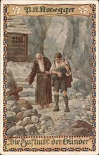 Kuenstlerkarte E Kutzer Zuflucht der Sünder