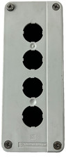 Telemecanique XALD04 Empty 4‑Hole Push Button Enclosure 22 mm, Used Spare Unit
