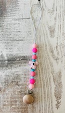 Pink Koala Bear Pacifier Holder For That Sweet Precious Baby