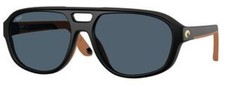 Costa Del Mar 6 S 9133 matte black gray 580p policarbonate polarized 913304 Sun