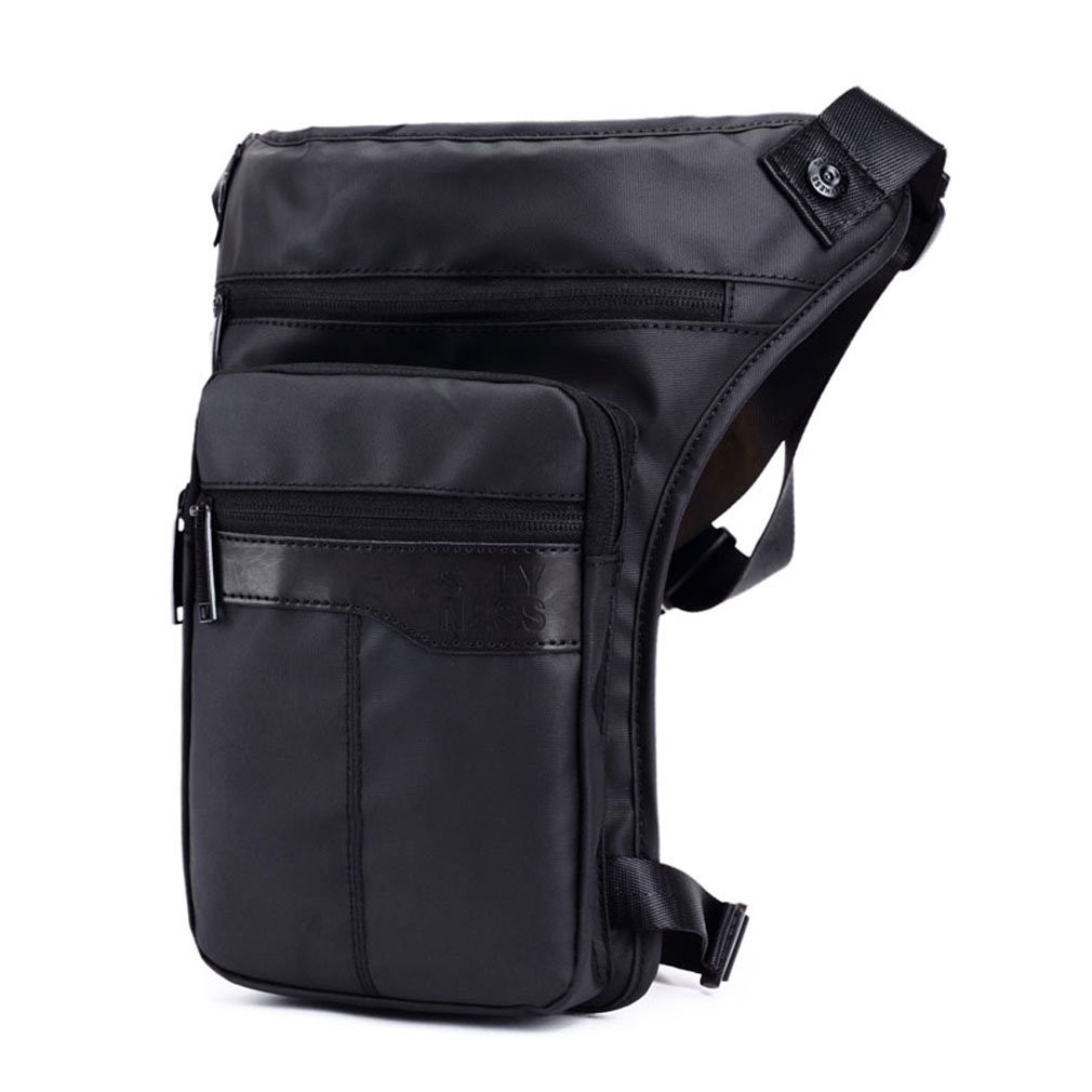 Xieben Oxford Drop Leg Bag per Uomo Donna Multifunzione Moto Bike (K4f)