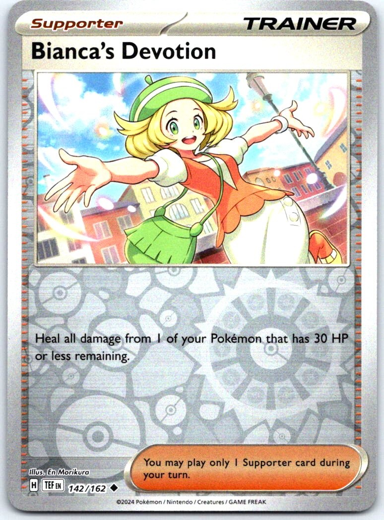 Bianca's Devotion 142/162 SV05: Temporal Forces Reverse Holo-PTCG-NM