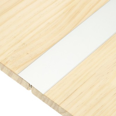 3Pcs T-Profil Übergangsleisten für T-Molding, 2,95ft x 1,57Zoll, Mattsilber