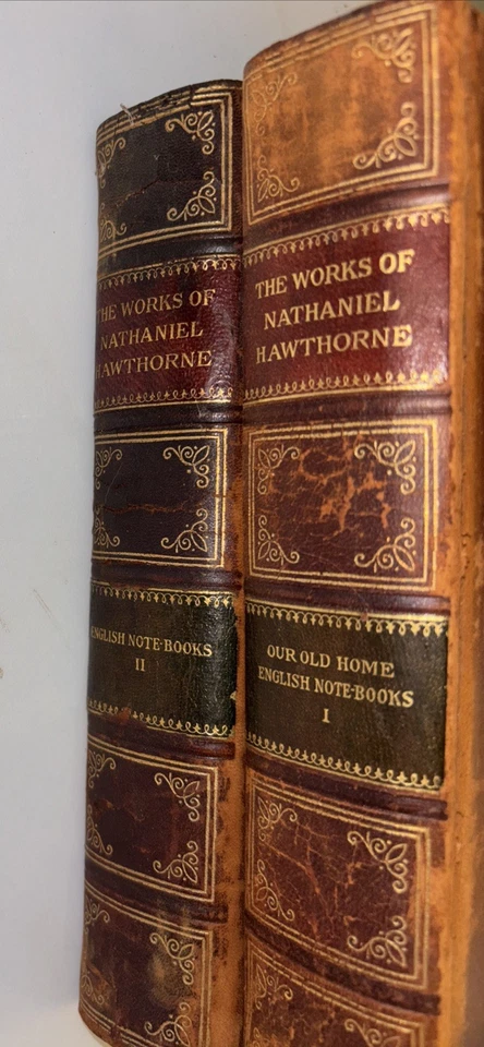 The Works Of Nathaniel Hawthorne 1912-HC-￼English Notebooks Volume 1&2 - Image 3 of 4