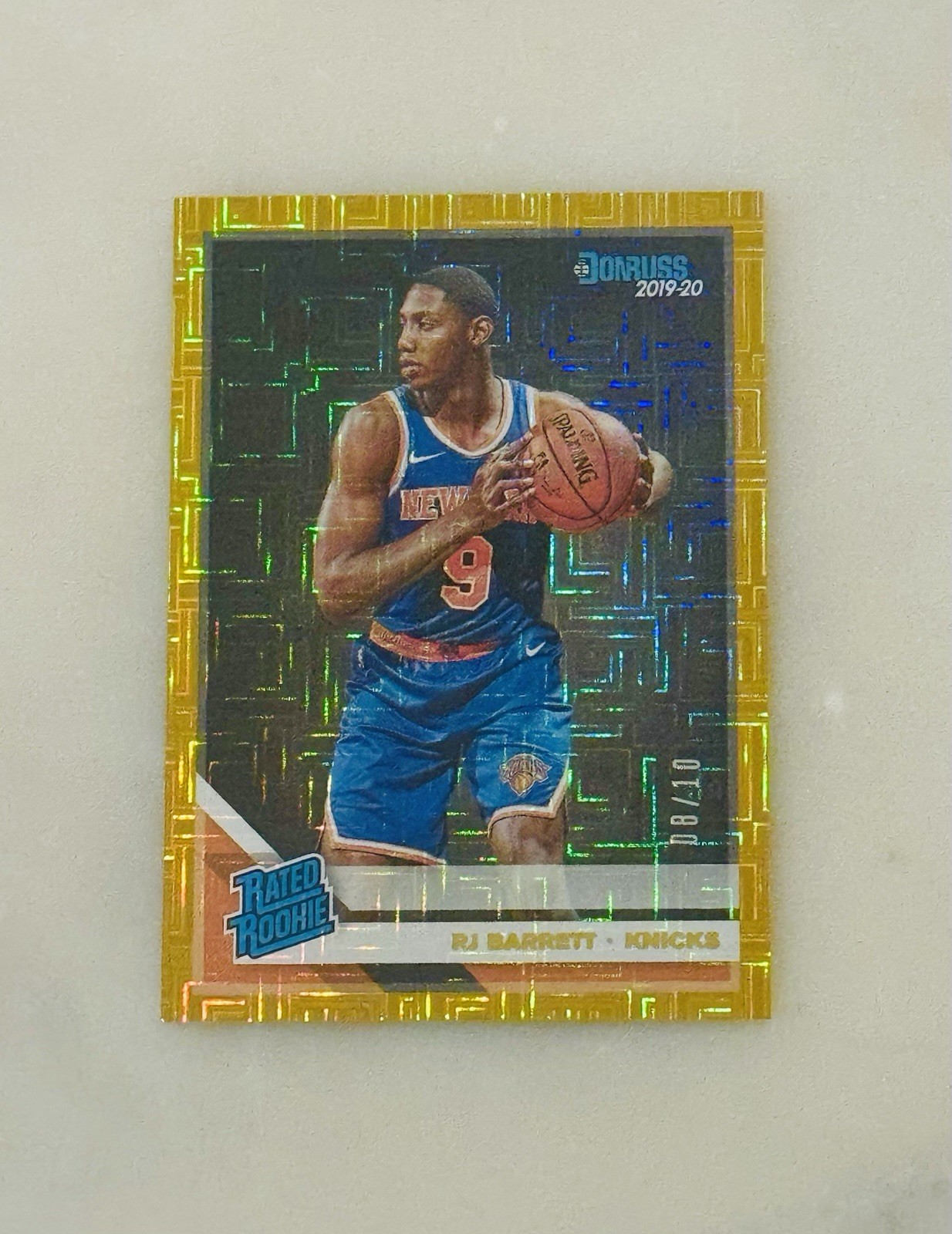 2019 Panini Donruss RJ BARRETT RC Infinite Gold /10 💎