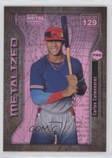 2021 Skybox Metal Universe Champions PMG Pink 20/75 Carlos Colmenarez #129 02v3