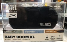 Altec Lansing Baby Boom XL Waterproof Bluetooth Wireless Portable Speaker -Black