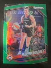 Marina Mabrey 2025 Panini Prizm WNBA Green Prizm A Card #18