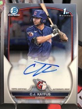 2023 Bowman Chrome 1st Auto C.J. Kayfus #CDA-CKA RC Guardians