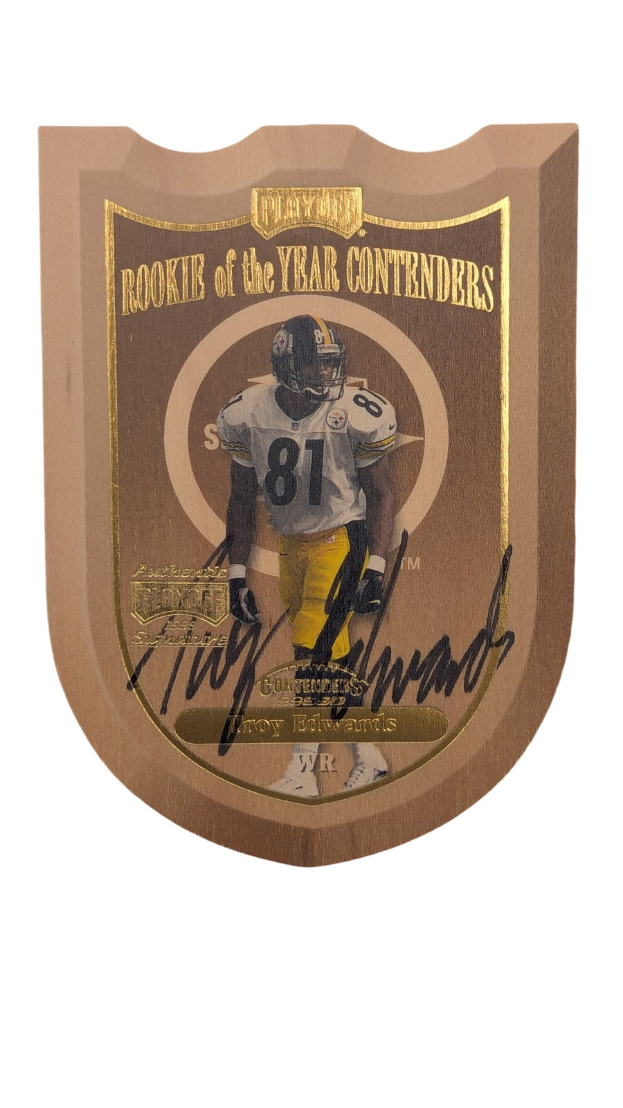 Troy Edwards Playoff Contenders R.O.Y. Contender #11 Autograph