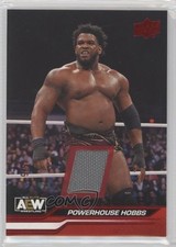 2024 Upper Deck AEW All Elite Wrestling Red Mat Relics 5/5 Powerhouse Hobbs 09q5