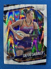 2025 #4 Satou Sabally Panini Prizm WNBA White Seismic Prizm Mercury