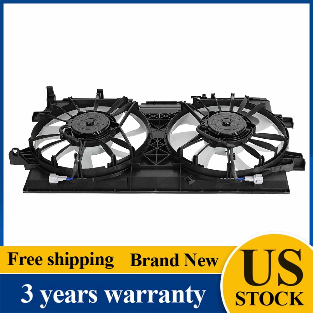 For 2017-2023 Subaru Impreza Dual AC Radiator Condenser Cooling Fan 45122FL00A