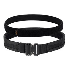 TACNEX Tactical MOLLE Battle Gun Belt 1.75" 1.5" Rigger's Combat Duty Quick Rele