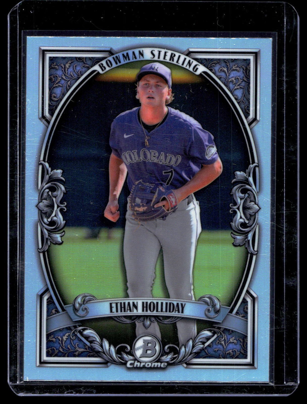 2026 Bowman Bowman Sterling Ethan Holliday #BST-11 Colorado Rockies