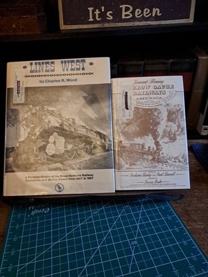 Lot Of 2 Lines West: great Northern Railways & Narrow Gauge Railways Free Ship