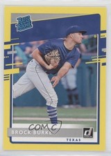 2020 Panini Donruss Rated Rookie Yellow Brock Burke #40 Rookie RC 6ks