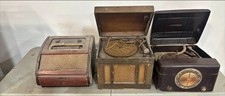 Lot 3 1912 VICTOR 1946 Bing Crosby Philco Am &FM Phonopraph 1952 Asmiral Cano
