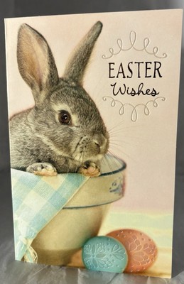 Easter Greeting Card ''EASTER Wishes'' 