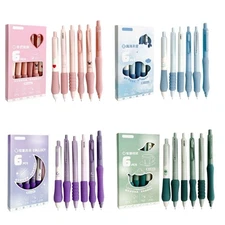 Retractable Gel Pen Quick Drying Journaling Pen for Writing Noting