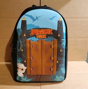 Jurassic Park Loungefly Mini Backpack W/Moving Magnetic Doors Jurassic Park Loungefly | eBay main image 3