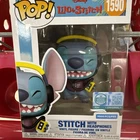 Funko Pop! Disney Stitch With Headphones 1590 LE 9500 Target Exc + Protector