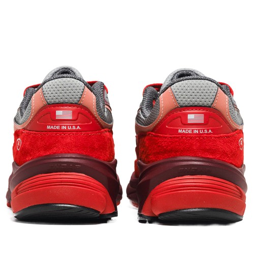 New Balance Teddy Santis x 990v6 Hecho en EE. UU. Paquete Comunitario - Rojo - Tallas para Hombre - Imagen 4 de 7