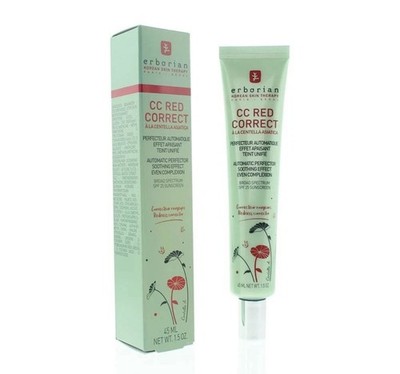 ERBORIAN CC Red Correct 45ml SPF25 Automatic Perfector / Redness Corrector Neu in OVP