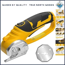 Cordless Electric Scissors, 4V Rechargeable Box Cutter & Cardboard Cutter with T