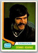 1974-75 O-Pee-Chee #366 Dennis Kearns (ref 170939)