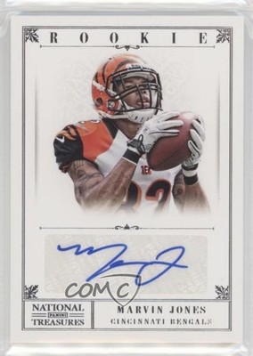 2012 Panini National Treasures 14/99 Marvin Jones #264 Rookie Auto RC 5w7